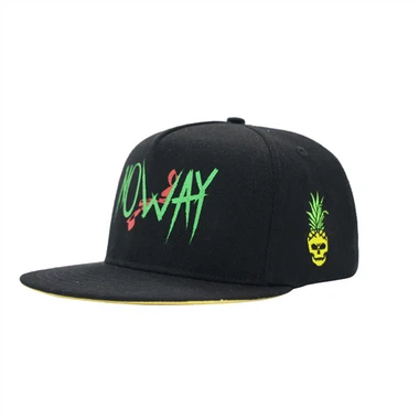 Sablon topi snapback pinggiran tagihan datar