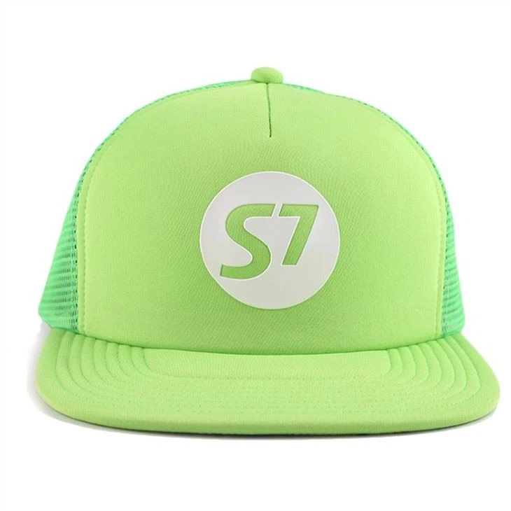 rubber patch trucker cap