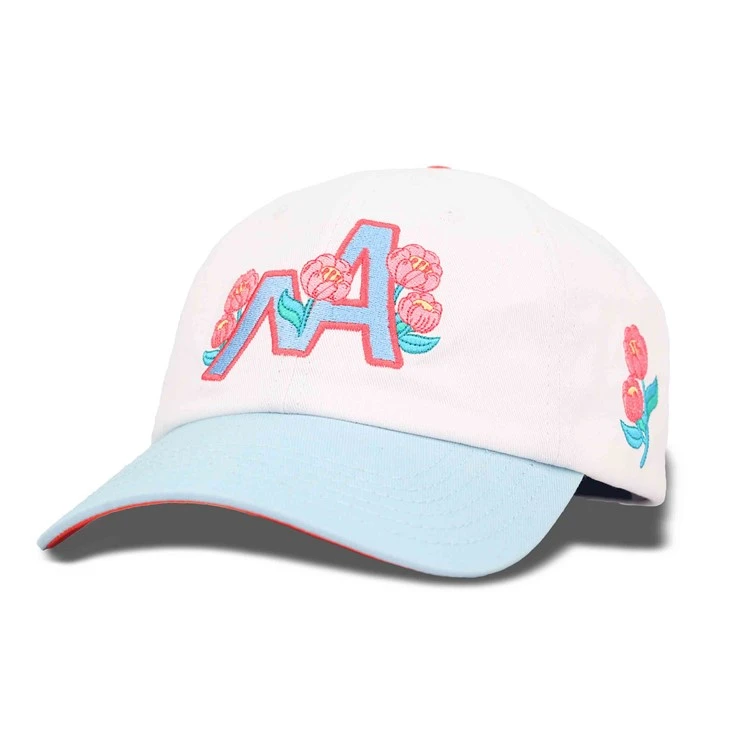 Blue Flower Theme Dad Hat