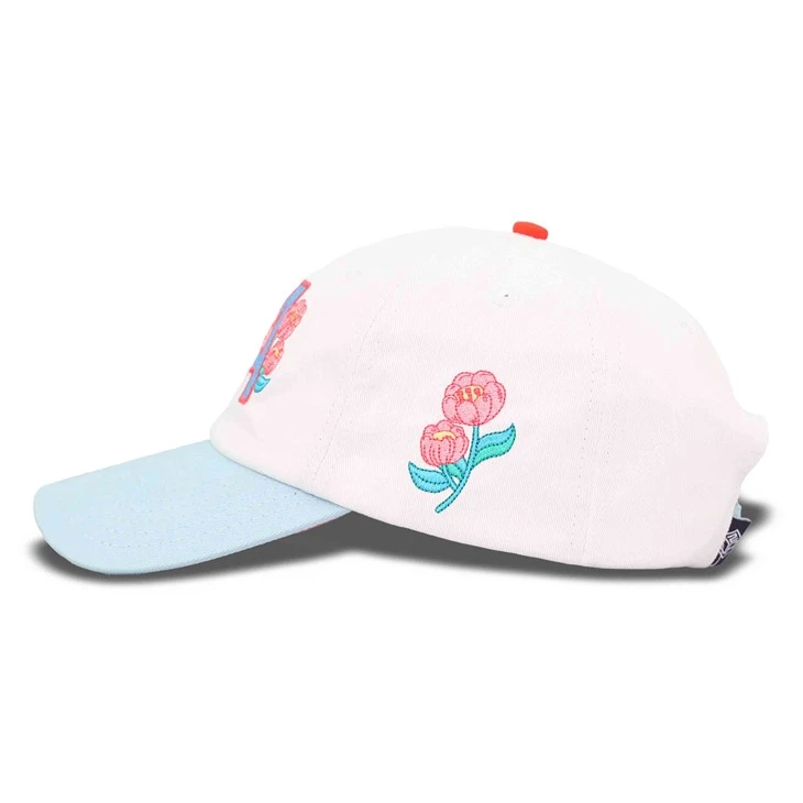 Blue Flower Theme Dad Hat
