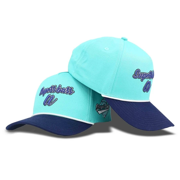 Topi baseball kapas hijau kasual