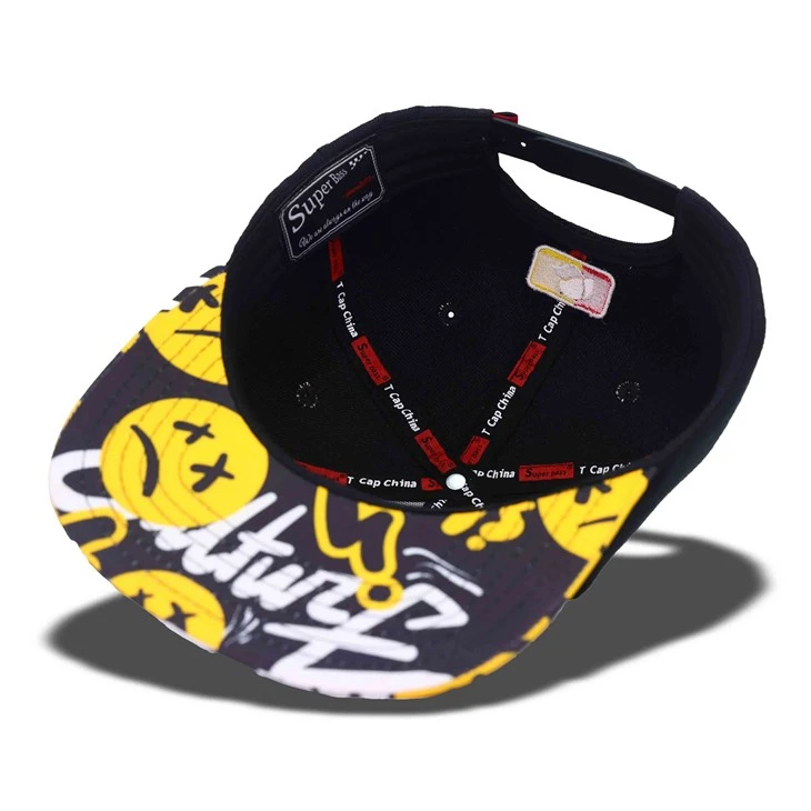 Skateboard Embroidery Snapback Cap
