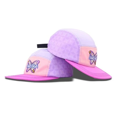 Topi berkemah bordir kupu -kupu