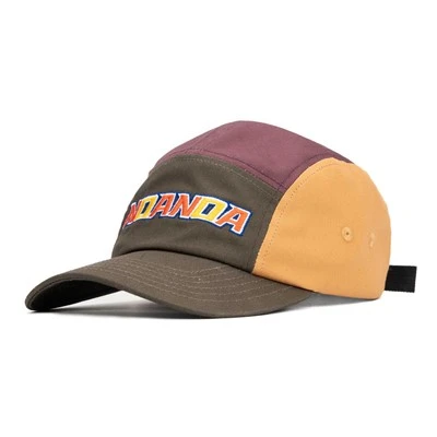 TCAP 5 Panel Custom LOGO 3D Puff Bordir Datar Bordir Karet Patch Camper CAP